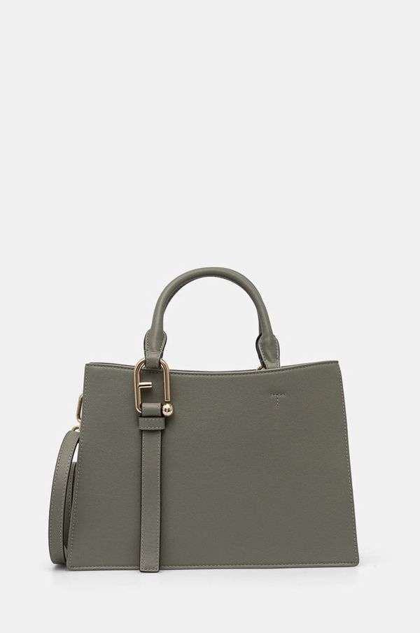 Furla Kožna torba Furla boja: zelena, WB01336 BX2045 AG700