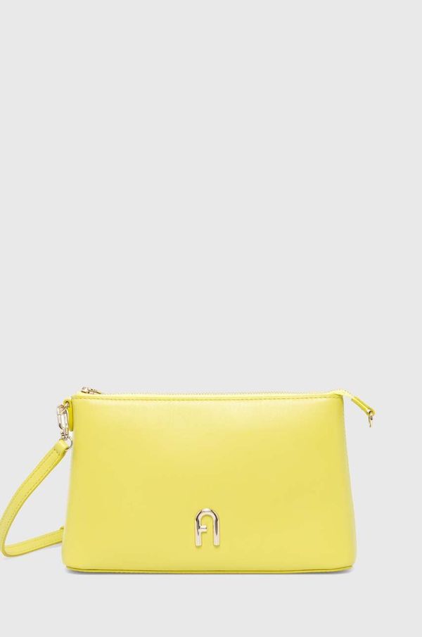 Furla Kožna torba Furla boja: zelena, WE00615 AX0733 3108S