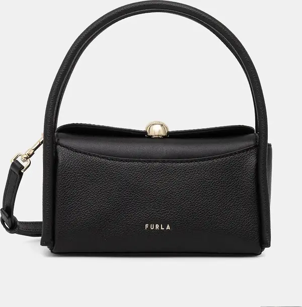 Furla Kožna torba Furla Nicole Mini Boston Bag