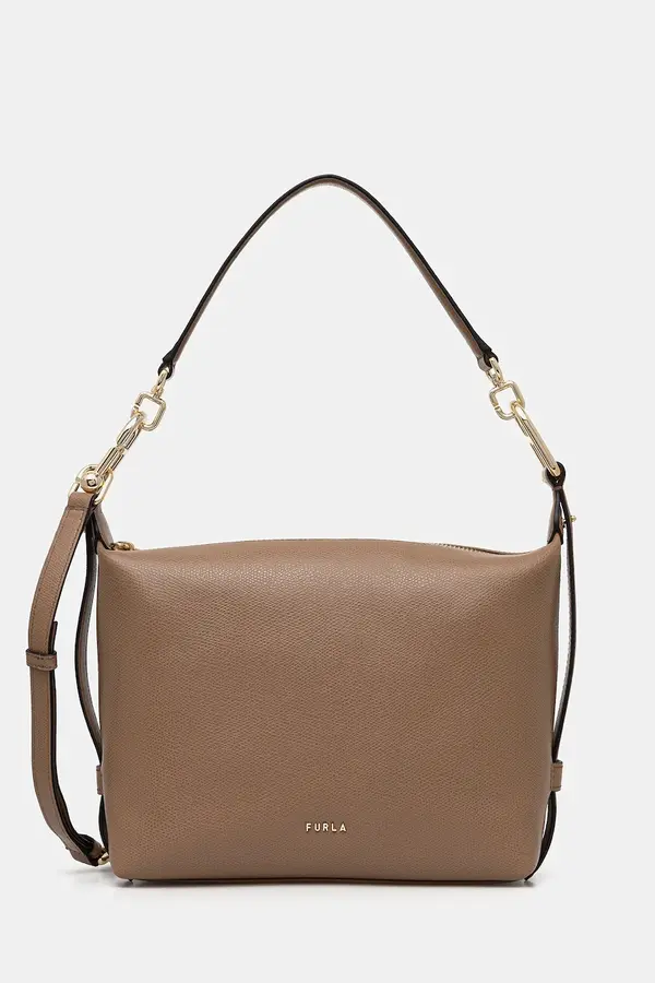 Furla Kožna torba Furla Tonie Mini Hobo