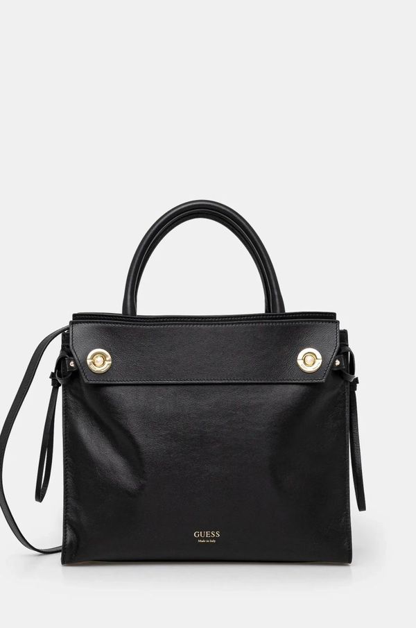Guess Kožna torba Guess BIANCA boja: crna, HWBIAA L5117