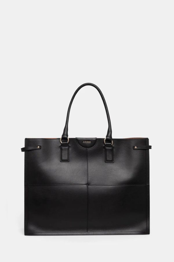 Guess Kožna torba Guess boja: crna, HWISEC L4204