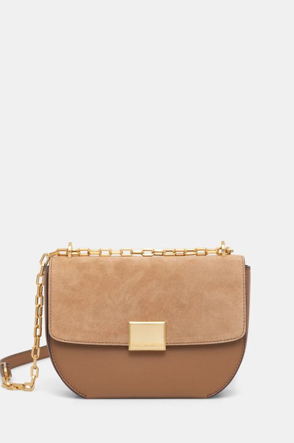 Karl Lagerfeld Kožna torba Karl Lagerfeld boja: bež, A1W30160