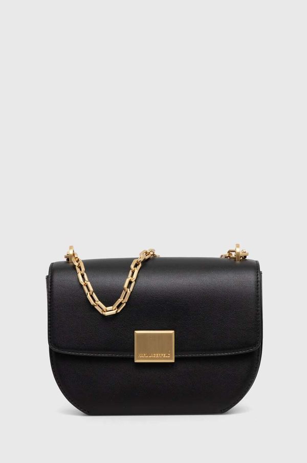 Karl Lagerfeld Kožna torba Karl Lagerfeld boja: crna, 245W3057