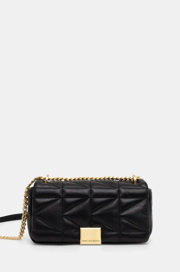 Karl Lagerfeld Kožna torba Karl Lagerfeld boja: crna, 246W3089