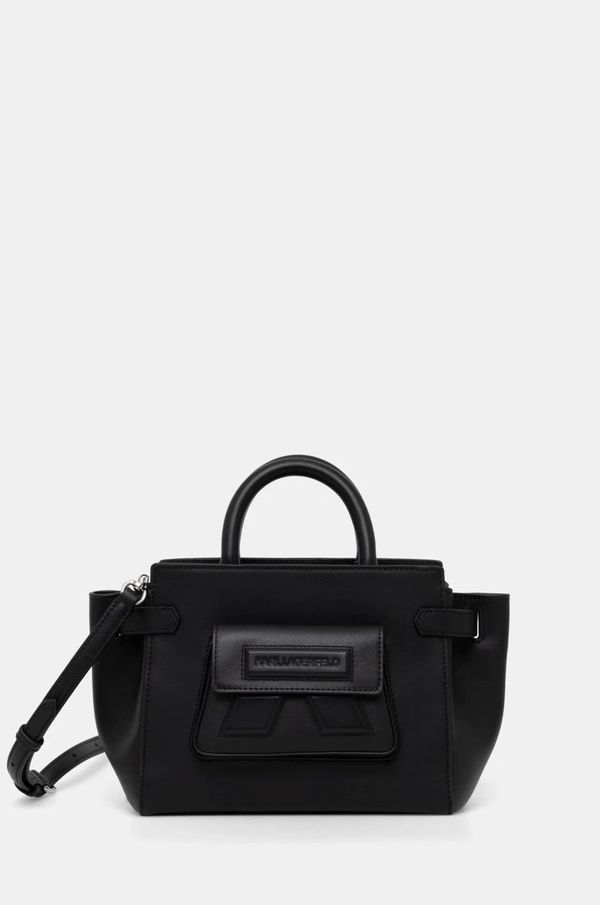 Karl Lagerfeld Kožna torba Karl Lagerfeld boja: crna, A1W30443