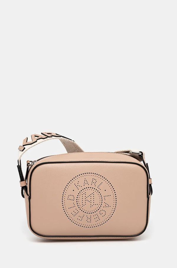 Karl Lagerfeld Kožna torba Karl Lagerfeld boja: ružičasta