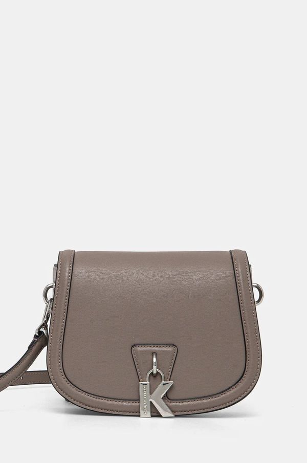 Karl Lagerfeld Kožna torba Karl Lagerfeld boja: smeđa, A1W30408