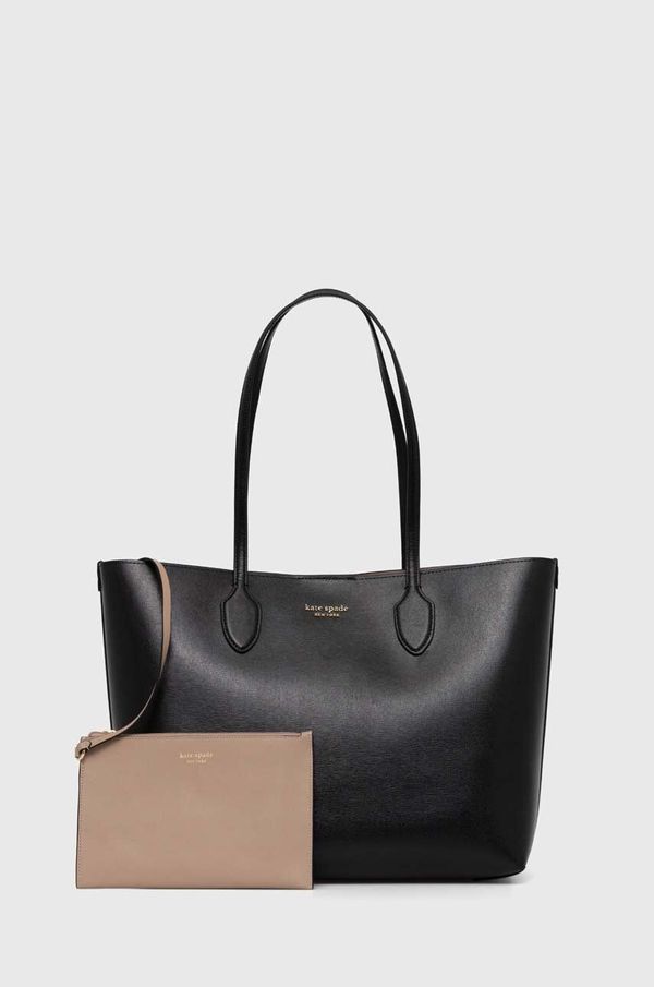Kate Spade Kožna torba Kate Spade boja: crna, KC921