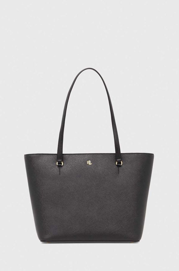 Lauren Ralph Lauren Kožna torba Lauren Ralph Lauren boja: crna, 431924351