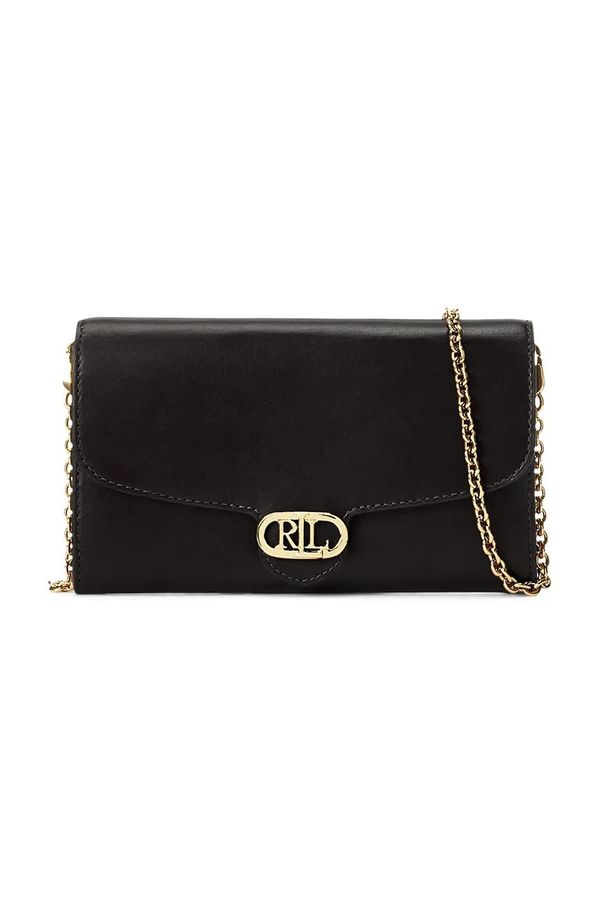 Lauren Ralph Lauren Kožna torba Lauren Ralph Lauren boja: crna, 432964152