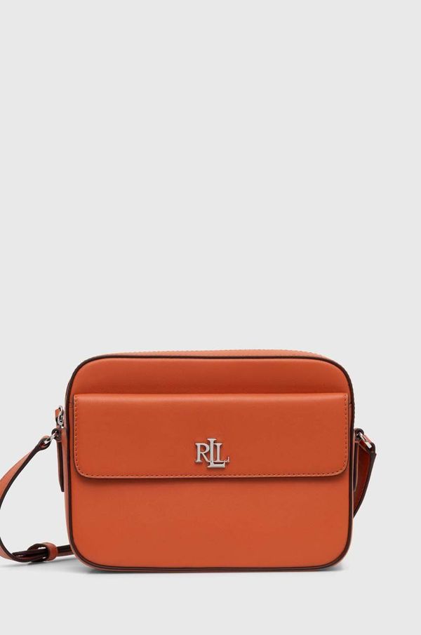 Lauren Ralph Lauren Kožna torba Lauren Ralph Lauren boja: narančasta, 431926645