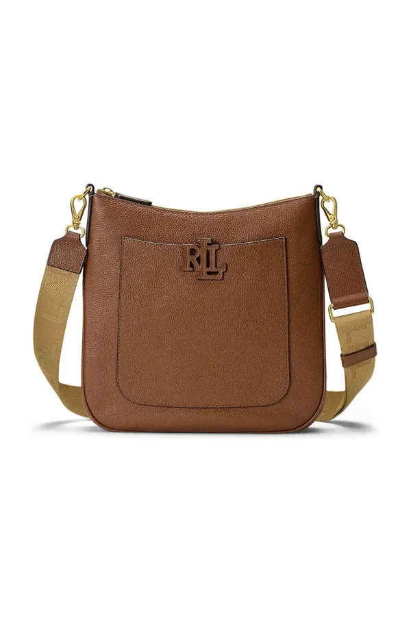 Lauren Ralph Lauren Kožna torba Lauren Ralph Lauren boja: smeđa, 431970152