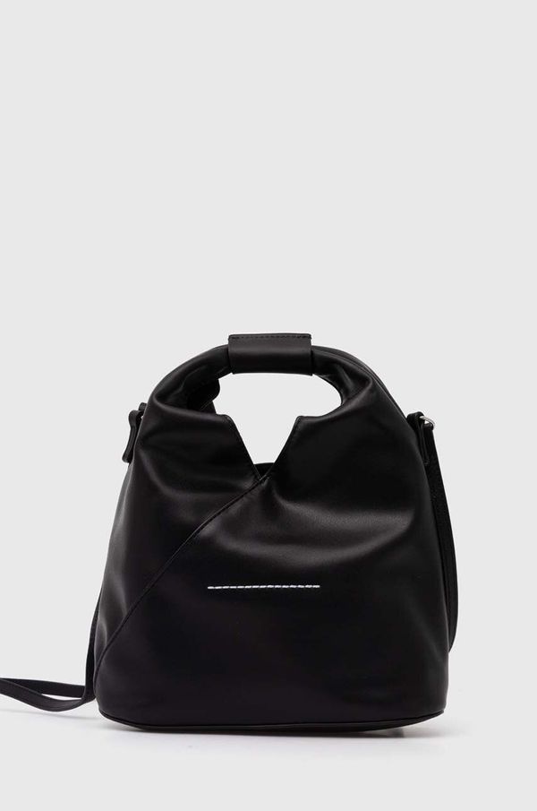 MM6 Maison Margiela Kožna torba MM6 Maison Margiela boja: crna, SB6WD0026