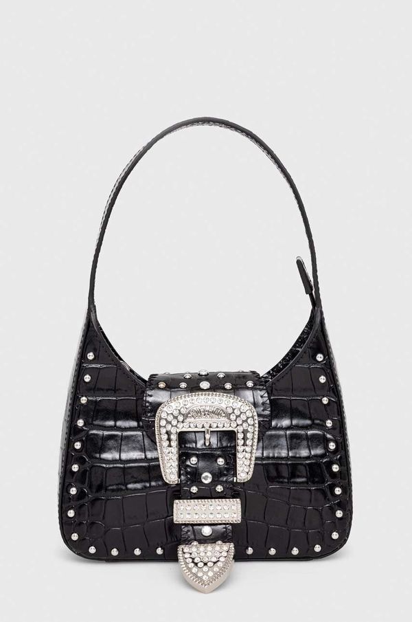 Moschino Jeans Kožna torba Moschino Jeans boja: crna