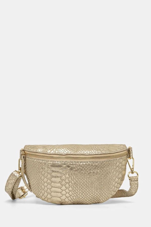 Answear Lab Kožna torba oko struka Answear Lab boja: zlatna