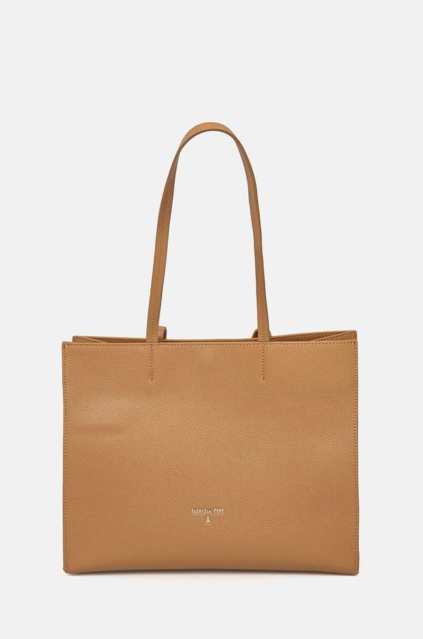 Patrizia Pepe Kožna torba Patrizia Pepe boja: bež, 8BA172 L001