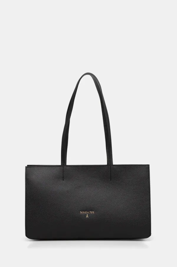 Patrizia Pepe Kožna torba Patrizia Pepe boja: crna, 8B0236 L001