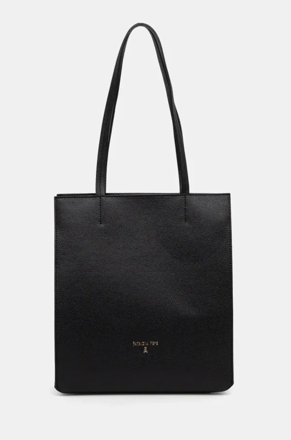 Patrizia Pepe Kožna torba Patrizia Pepe boja: crna, 8B0237 L001