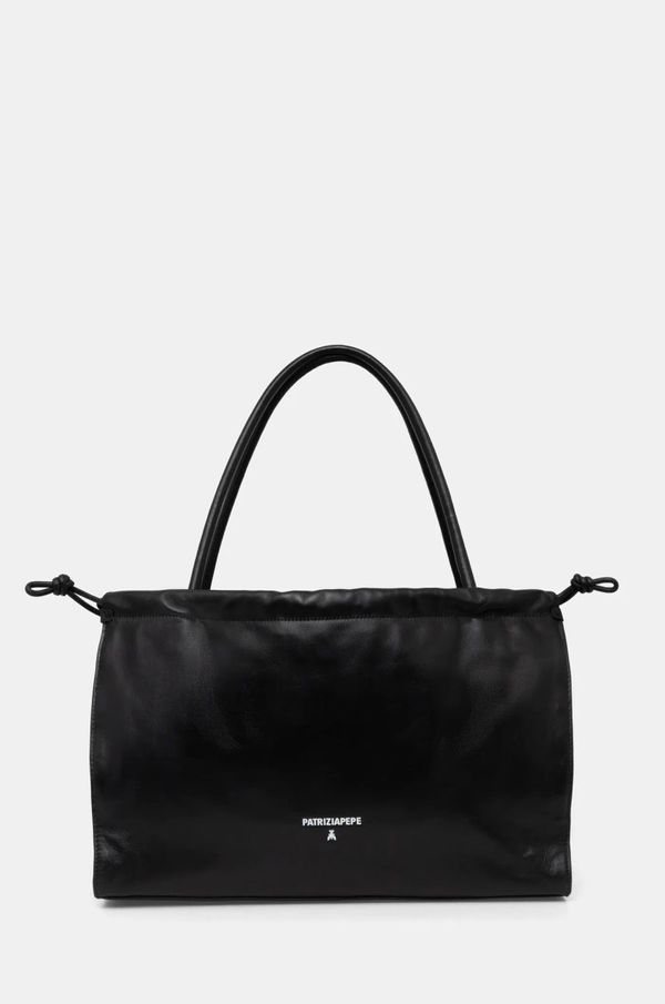 Patrizia Pepe Kožna torba Patrizia Pepe boja: crna, 8B0250 L147