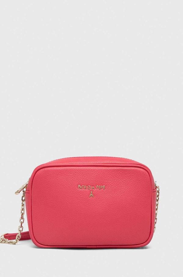Patrizia Pepe Kožna torba Patrizia Pepe boja: ružičasta