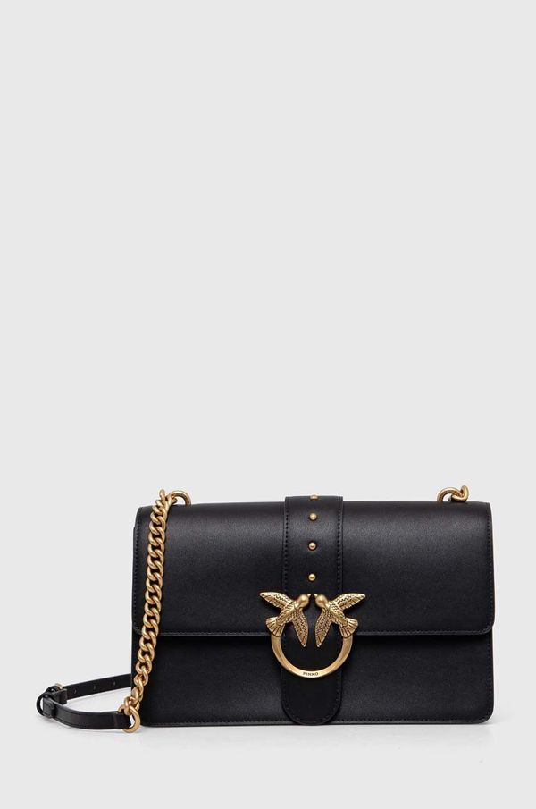 Pinko Kožna torba Pinko boja: crna, 100053 A0F1