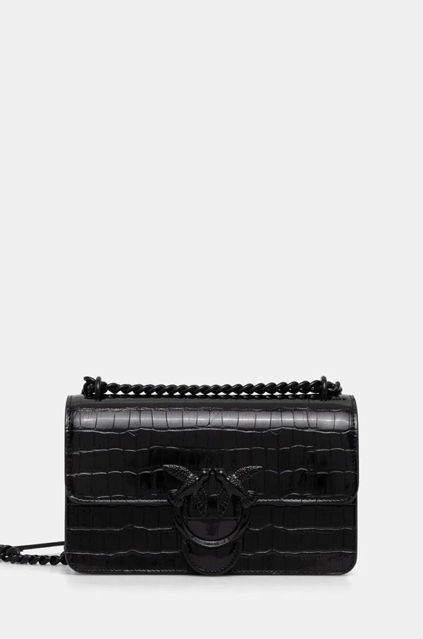 Pinko Kožna torba Pinko boja: crna, 100074 A1SY