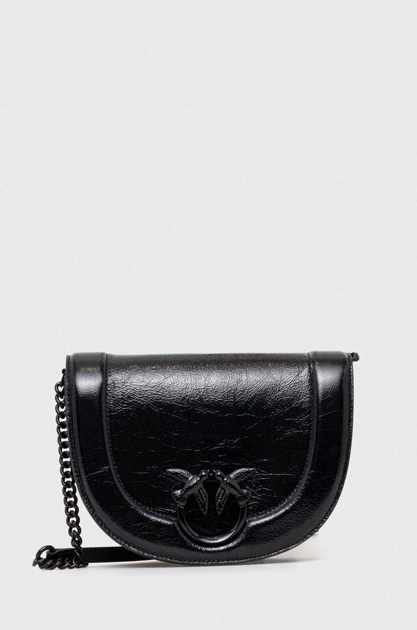 Pinko Kožna torba Pinko boja: crna, 101510 A1JG