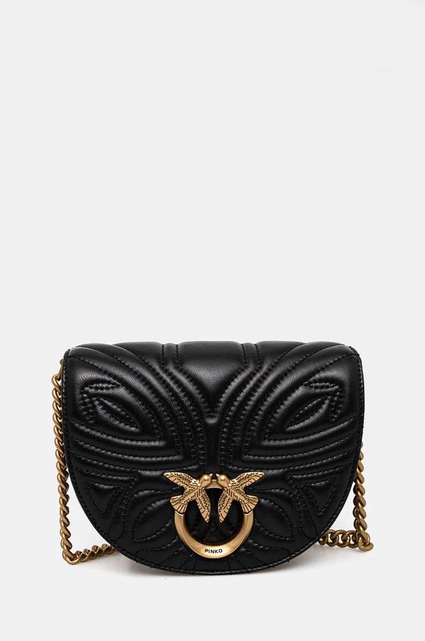 Pinko Kožna torba Pinko boja: crna, 101969 A1Y8