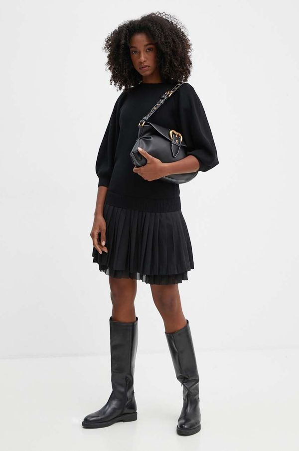 Pinko Kožna torba Pinko boja: crna, 102801 A1W9