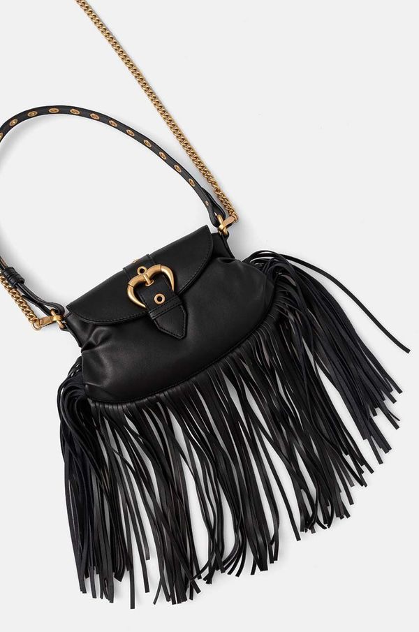 Pinko Kožna torba Pinko boja: crna, 102802 A1W8