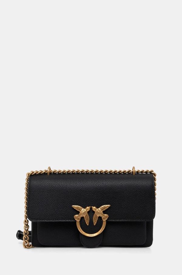 Pinko Kožna torba Pinko boja: crna, 104528 A29Q