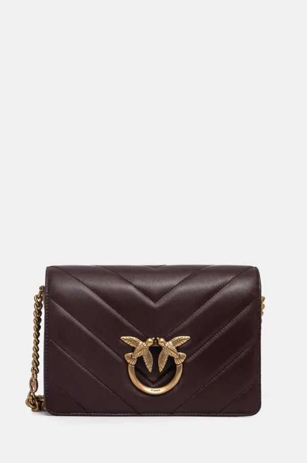 Pinko Kožna torba Pinko boja: siva, 100063 A136