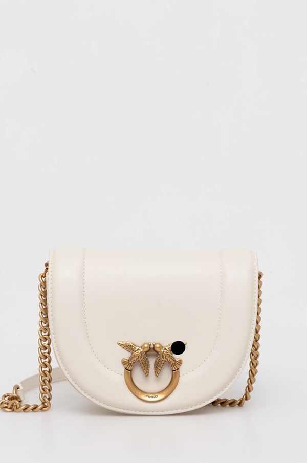 Pinko Kožna torba Pinko boja: smeđa, 101969 A0QO