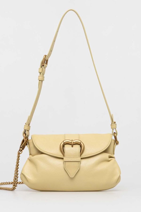 Pinko Kožna torba Pinko boja: žuta, 102802 A1MI