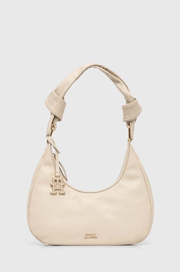 Tommy Hilfiger Kožna torba Tommy Hilfiger boja: bež, AW0AW16073