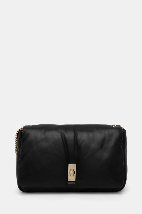 Tommy Hilfiger Kožna torba Tommy Hilfiger boja: crna, AW0AW16884