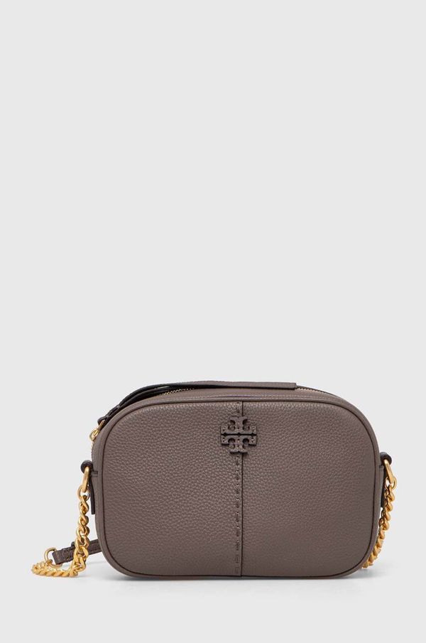 Tory Burch Kožna torba Tory Burch boja: smeđa