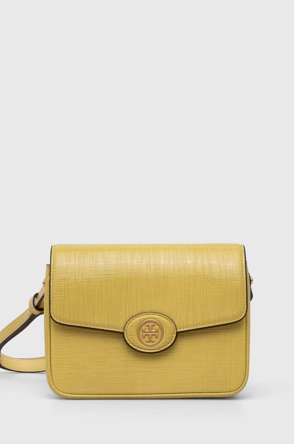 Tory Burch Kožna torba Tory Burch boja: žuta
