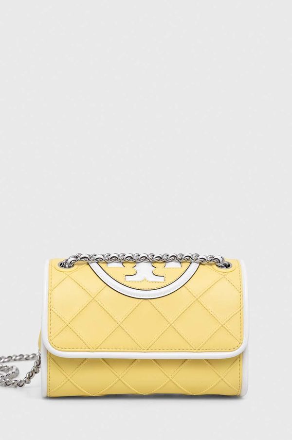Tory Burch Kožna torba Tory Burch boja: žuta