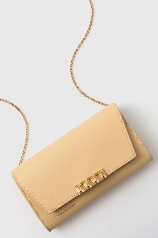 Victoria Beckham Kožna torba Victoria Beckham boja: bež, B224AAC005665A