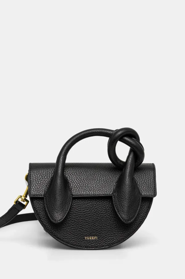 Yuzefi Kožna torba Yuzefi boja: crna, YUZCO-HB-PRZ-L034