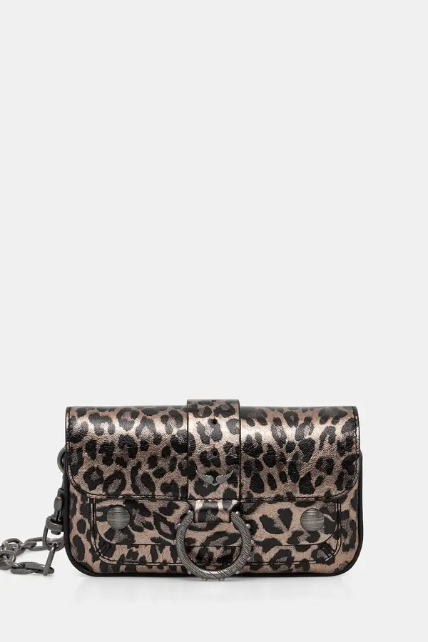 Zadig&Voltaire Kožna torba ZADIG&VOLTAIRE  KATE WALLET METAL LEO