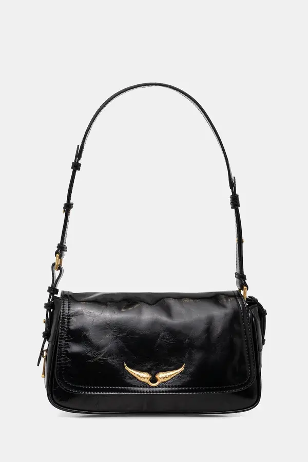 Zadig&Voltaire Kožna torba ZADIG&VOLTAIRE  LE ZOUZOU VINTAGE PATENT