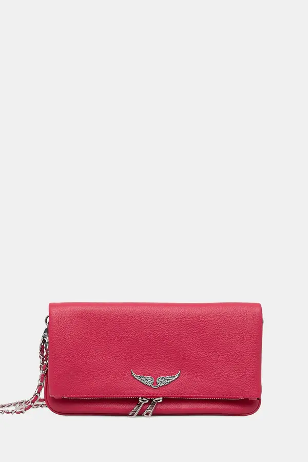 Zadig&Voltaire Kožna torba ZADIG&VOLTAIRE  ROCK GRAINED LEATHER