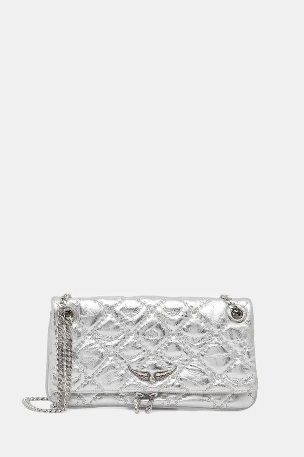 Zadig&Voltaire Kožna torba ZADIG&VOLTAIRE  ROCK II METAL MONOGRAM