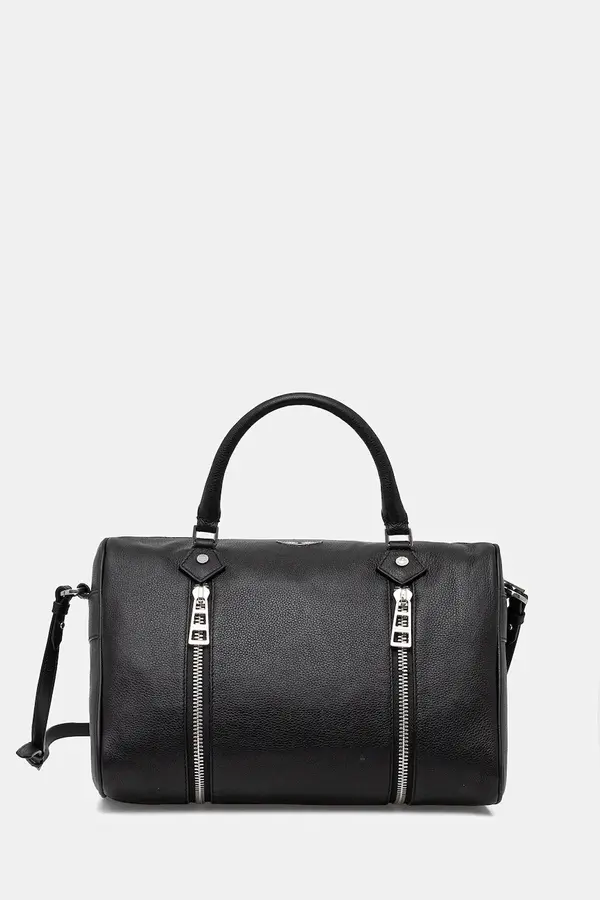 Zadig&Voltaire Kožna torba ZADIG&VOLTAIRE  SUNNY MEDIUM GRAINED LEATHER