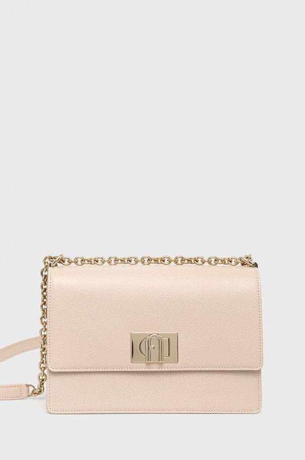 Furla Kožna torbica Furla boja: ružičasta
