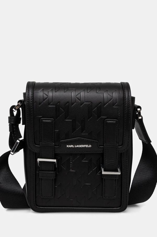 Karl Lagerfeld Kožna torbica Karl Lagerfeld boja: crna, A1M30095