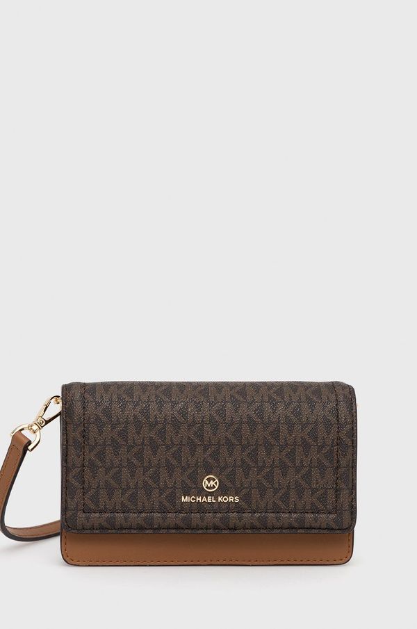 MICHAEL Michael Kors Kožna torbica MICHAEL Michael Kors boja: smeđa
